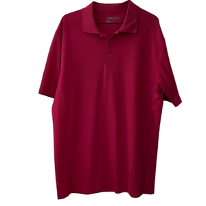 Nike‎ Golf short sleeve men shirt pink large polo preppy Dri-Fit